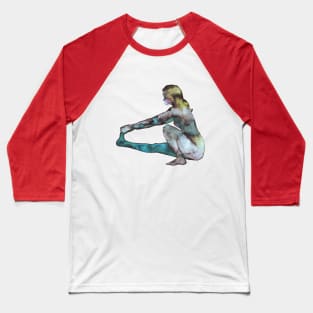 watercolor yoga Baseball T-Shirt